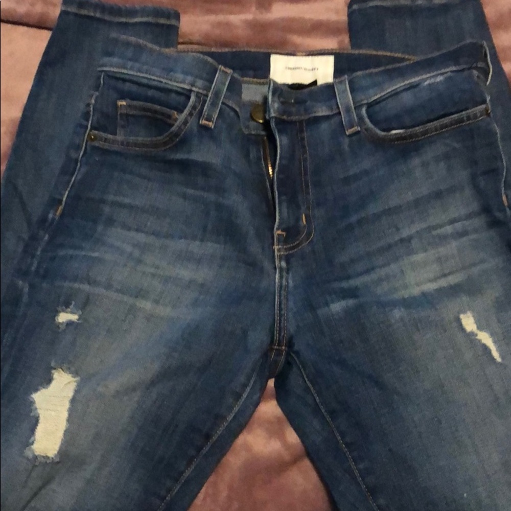 Current/Elliot High waist skinny stiletto Jeans